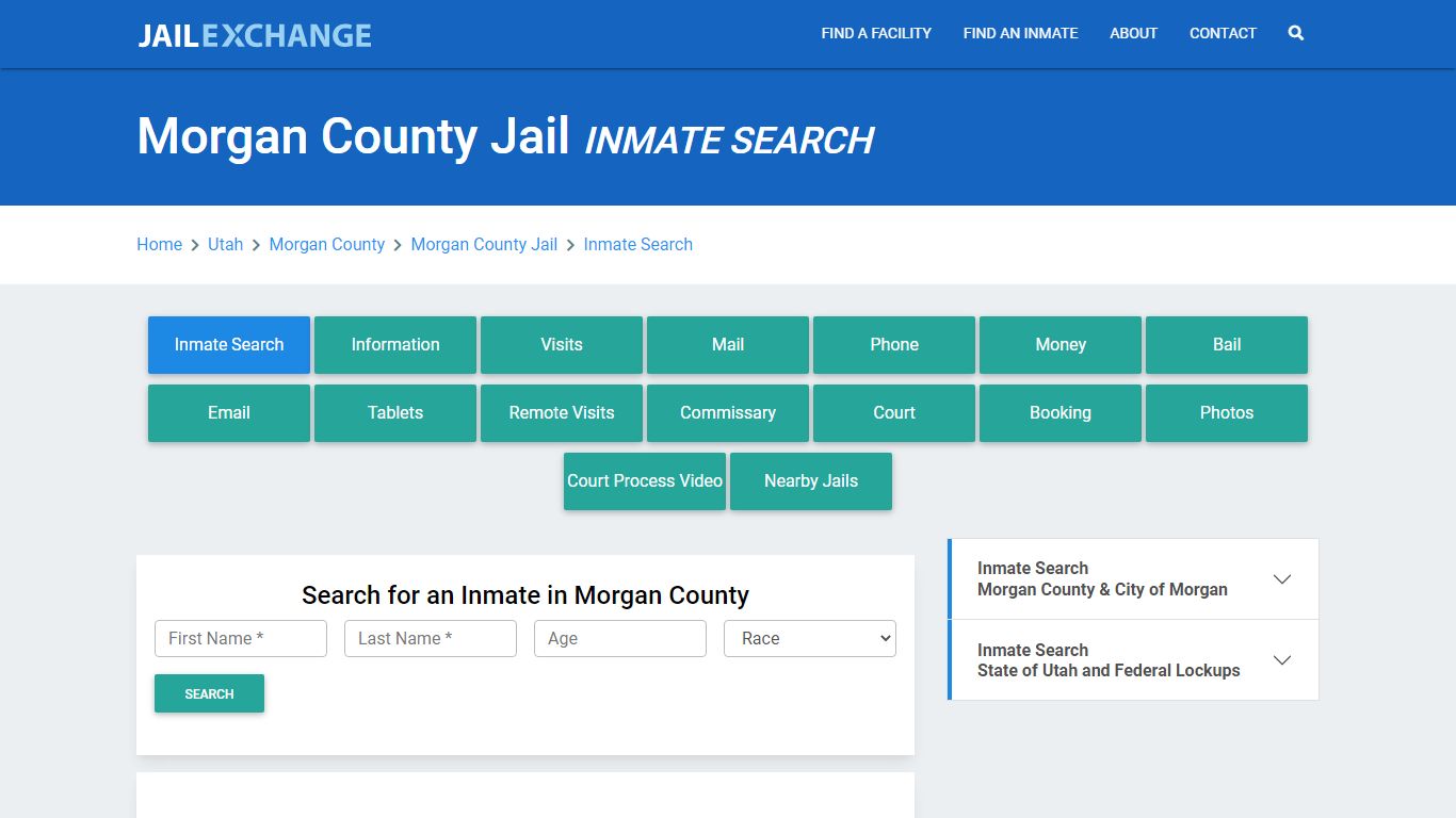 Morgan County Jail, UT Inmate Search: Roster & Mugshots